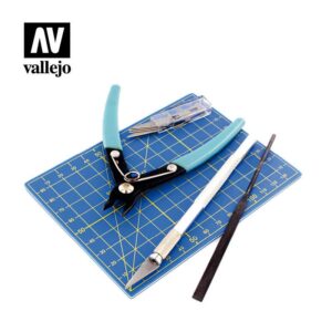 Vallejo    AV Vallejo Tools - Plastic Modelling Tool set 9pc - VALT11001 - 8429551930291
