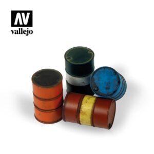 Vallejo    Vallejo Scenics - 1:35 Modern Fuel Drums - VALSC204 - 8429551984744