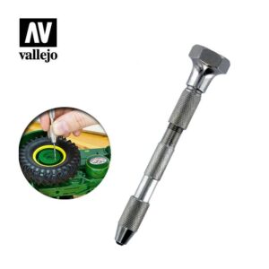 Vallejo    AV Vallejo Tools - Pin Vice Double Ended Swivel Top - VALT09001 - 8429551930277