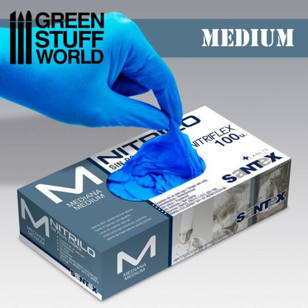 Green Stuff World    Nitrile Gloves - Medium - 8437001266913ES - 8437001266913