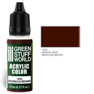 Green Stuff World    Acrylic Color REDWOOD BROWN - 8436574501919ES - 8436574501919