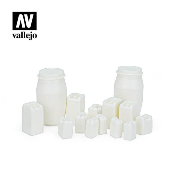 Vallejo    Vallejo Scenics - 1:35 Assorted Modern Plastic Drums - VALSC211 - 8429551984812