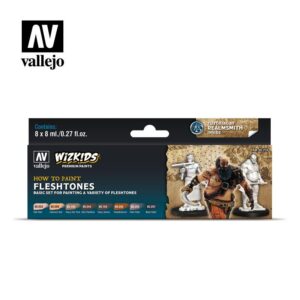 Vallejo    AV Vallejo Wizkids Set - Fleshtones - VAL80259 - 8429551802598