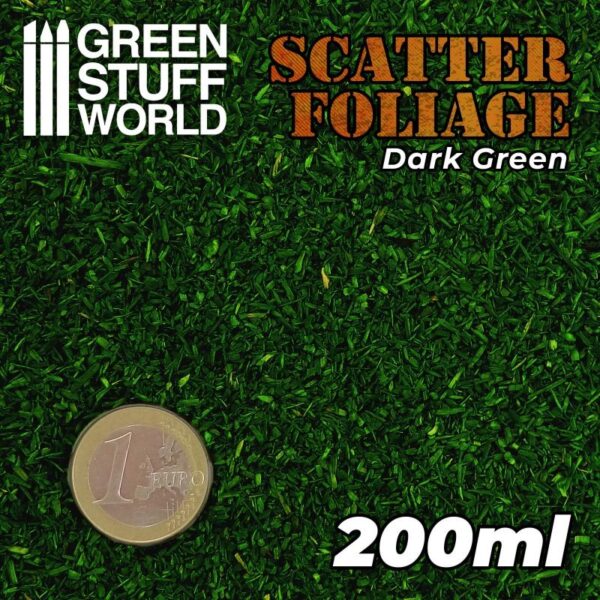 Green Stuff World    Scatter Foliage - DARK Green - 200ml - 8435646506777ES - 8435646506777