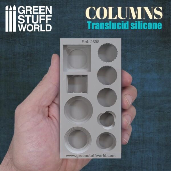 Green Stuff World    Silicone Molds - Columns - 8435646500584ES - 8435646500584