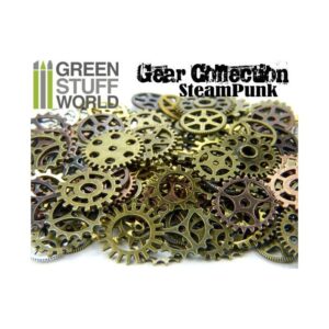 Green Stuff World    SteamPunk GEARS and COGS Beads 85gr *** Variety - 8436554365340ES - 8436554365340