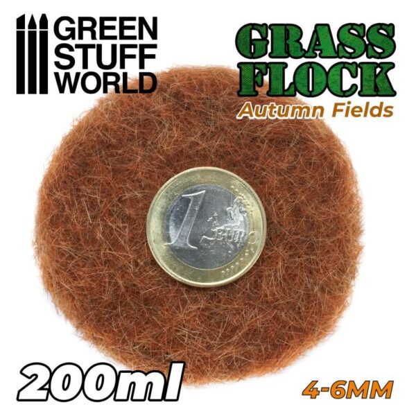 Green Stuff World    Static Grass Flock 4-6mm - AUTUMN FIELDS - 200 ml - 8435646506555ES - 8435646506555