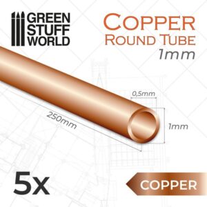 Green Stuff World    Round Copper tube 1mm - 8435646505466ES - 8435646505466