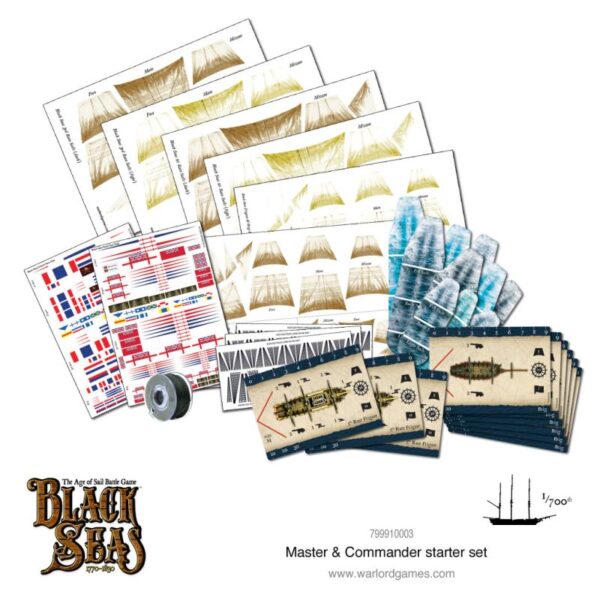 Warlord Games Black Seas   Black Seas: Master & Commander Starter Set - 791510001 - 5060572505155