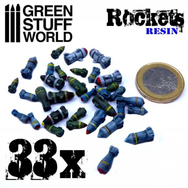 Green Stuff World    Resin Rockets and Missiles - 8436574500523ES - 8436574500523