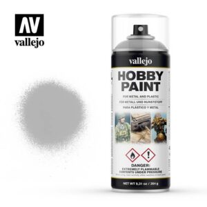 Vallejo    AV Spray Primer - 400ml Grey - VAL28011 - 8429551280112