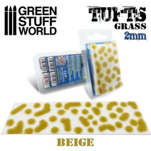 Green Stuff World    Grass TUFTS - 2mm self-adhesive - BEIGE - 8436574506983ES - 8436574506983