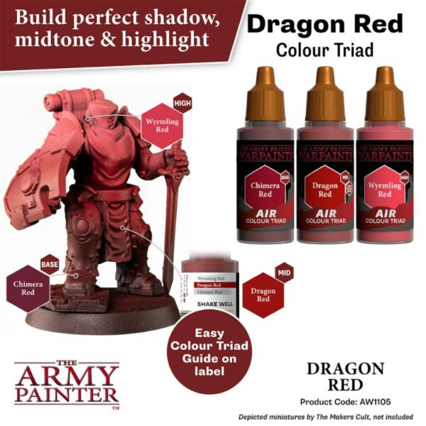 The Army Painter    Warpaint Air: Dragon Red - APAW1105 - 5713799110588