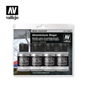 Vallejo    AV Vallejo Metal Color Set - Aluminium - VAL77603 - 8429551776035