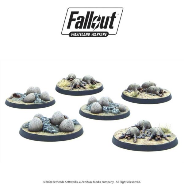 Modiphius Fallout: Wasteland Warfare   Fallout: Wasteland Warfare - Creatures: Mirelurk Hatchlings & Eggs - MUH052007 - 5060523342792