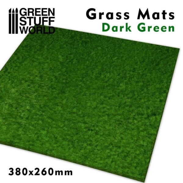 Green Stuff World    Grass Mats - Dark Green - 8436574508284ES - 8436574508284