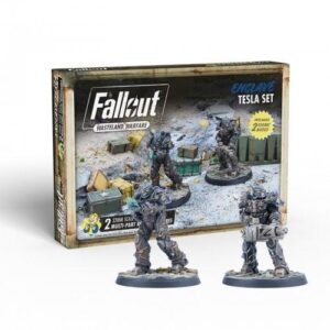 Modiphius Fallout: Wasteland Warfare   Fallout: Wasteland Warfare - Enclave: Tesla Set - MUH052034 - 5060523343096