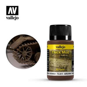 Vallejo    Weathering Effects 40ml - Brown Thick Mud - VAL73811 - 8429551738118