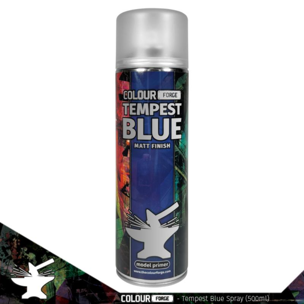The Colour Forge    Colour Forge Spray: Tempest Blue  (500ml) - TCF-SPR-015 - 5060843101284