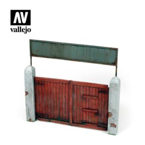 Vallejo    Vallejo Scenics - 1:35 Village Gate 15x15cm - VALSC006 - 8429551984638