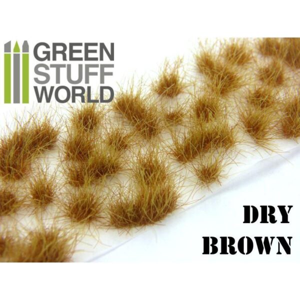 Green Stuff World    Grass TUFTS XL - 12mm self-adhesive - DRY BROWN - 8436554368815ES - 8436554368815