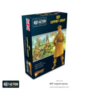 Warlord Games Bolt Action   BEF Support Group (HQ, Mortar & MMG) - 402211010 - 5060572503274