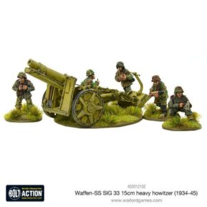 Warlord Games Bolt Action   Waffen-SS SIG 33 15cm heavy howitzer (1943-45) - 403012102 - 5060393708162