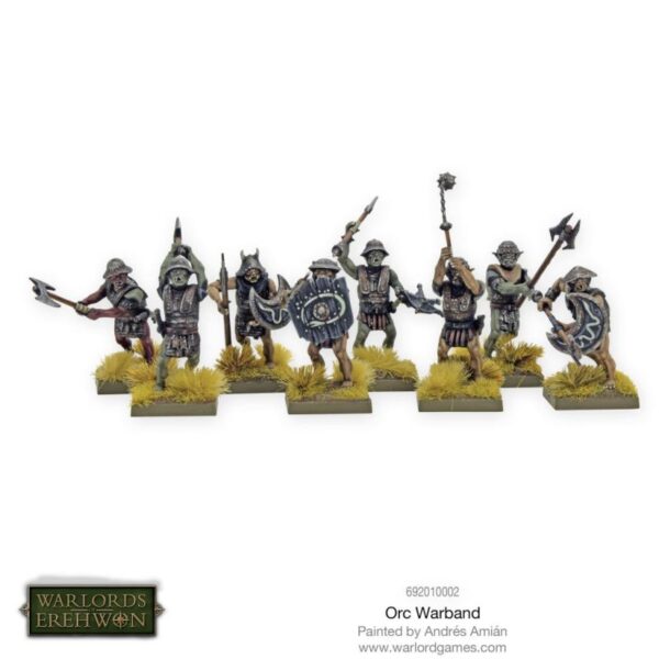 Warlord Games Warlords of Erehwon   Warlords of Erehwon: Orc Warband - 692010002 - 5060572502253