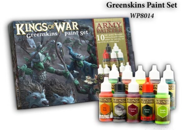 The Army Painter    Warpaints Kings of War Greenskins - APWP8014 - 2580140111777