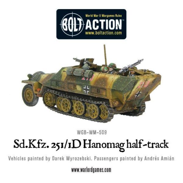 Warlord Games Bolt Action   Sd.Kfz 251/1 Ausf D Hanomag - 402012003 - 5060393702016