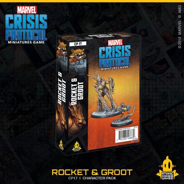 Atomic Mass Marvel Crisis Protocol   Marvel Crisis Protocol: Rocket & Groot - CP17 - 841333108632