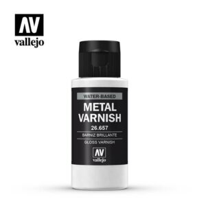 Vallejo    AV Vallejo Metal Color - Gloss Metal Varnish 60ml - VAL26657 - 8429551266574