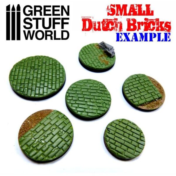Green Stuff World    Rolling Pin SMALL DUTCH BRICKS - 8436574500196ES - 8436574500196