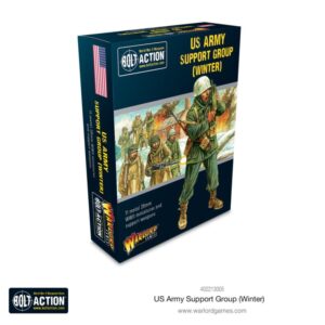 Warlord Games Bolt Action   US Army Winter Support Group (HQ, Mortar & MMG) - 402213005 - 5060572506725