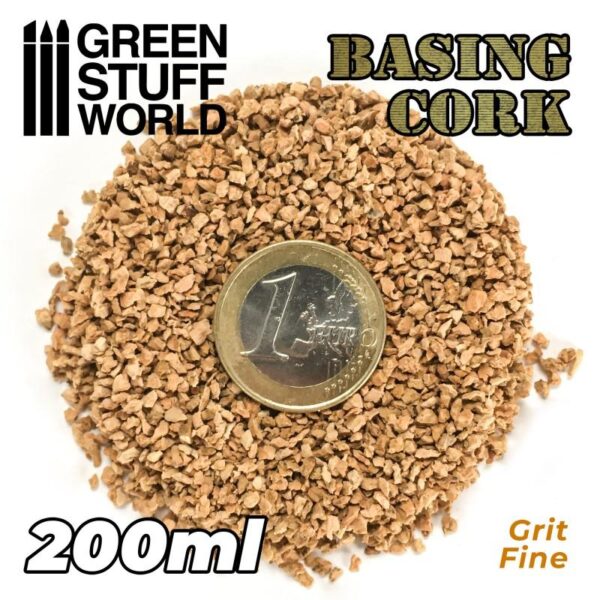 Green Stuff World    Basing Cork Grit - FINE - 200ml - 8435646506722ES - 8435646506722