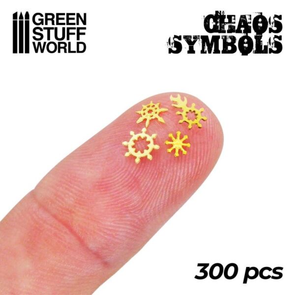 Green Stuff World    Etched Brass Chaos Runes and Symbols - 8436574504699ES - 8436574504699