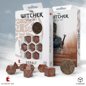 Q-Workshop    The Witcher Dice Set: Geralt  - The Monster Slayer - SWGE3U - 5907699496099