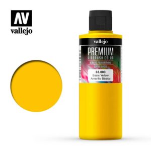 Vallejo    AV Vallejo Premium Color - 200ml - Opaque Basic Yellow - VAL63003 - 8429551630030
