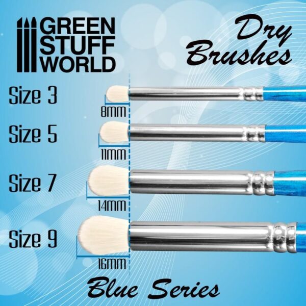 Green Stuff World    BLUE SERIES Dry Brush - Size 7 - 8435646503158ES - 8435646503158