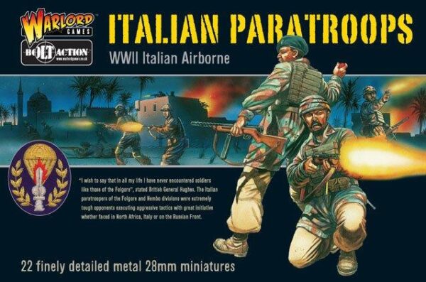 Warlord Games Bolt Action   Italian Paratroopers (22) - WGB-IA-01 - 5060200840955