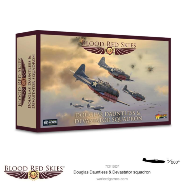 Warlord Games Blood Red Skies   Douglas Dauntless & Devastator squadron - 772412007 -