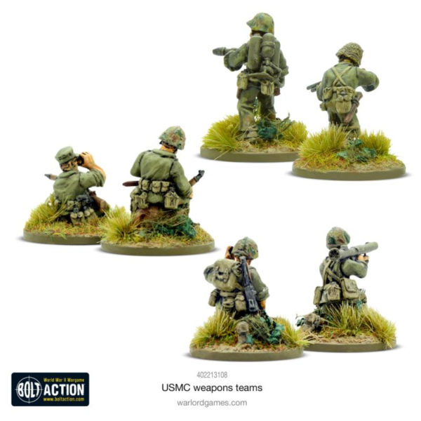 Warlord Games Bolt Action   USMC weapons teams - 402213108 - 5060917991087