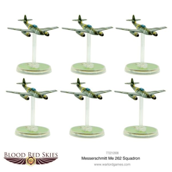Warlord Games Blood Red Skies   Messerschmitt ME-262 Squadron - 772212008 - 5060572503311