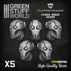 Green Stuff World    Cyber Droid Heads - 5904873422561ES - 5904873422561