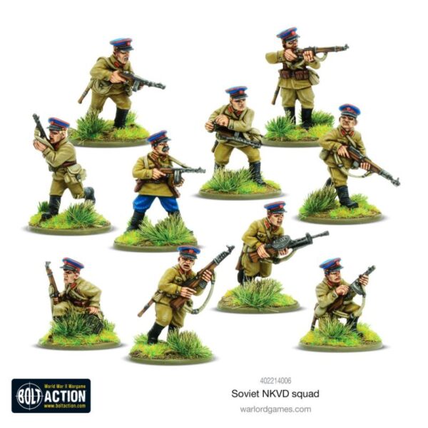 Warlord Games Bolt Action   Soviet NKVD Squad - 402214006 - 5060572505551