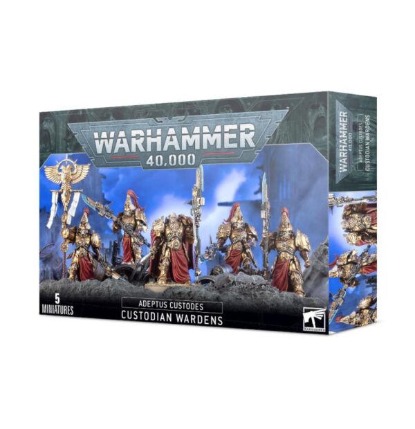 Games Workshop Warhammer 40,000   Adeptus Custodes: Custodian Wardens - 99120108077 - 5011921172054