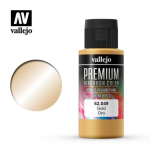Vallejo    Premium Color 60ml: Gold - VAL62049 - 8429551620499