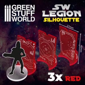 Green Stuff World    SW Legion Silhouette - Red - 8435646505275ES - 8435646505275