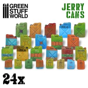 Green Stuff World    24x Resin Jerry Cans - 8436574507218ES - 8436574507218
