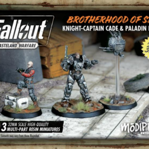 Modiphius Fallout: Wasteland Warfare   Fallout: Brotherhood of Steel Knight-Captain Cade & Paladin Danse - MUH051238 - 5060523340279